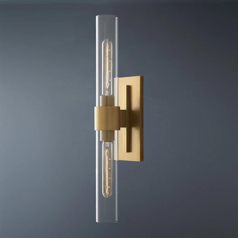 Ravelle Double Head Tube Wall Sconce Light for Dining Room