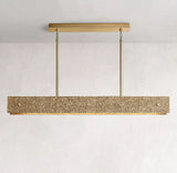 Vouvray Linear Brass Chandelier Lighting L54"/L72" for Dining Room