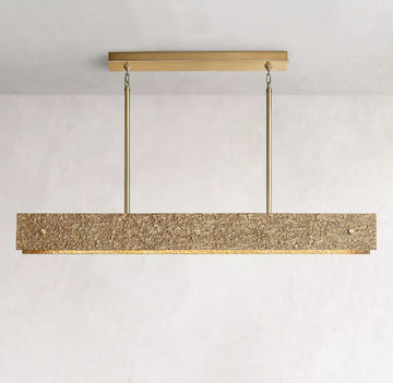 Vouvray Linear Brass Chandelier Lighting L54