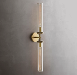 Lambeth Knurled Grand Linear Contemporary Decorative Wall Sconce