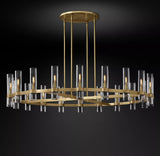 Ravelle Round Chandeliers 60" Contemporary Chandelier Light