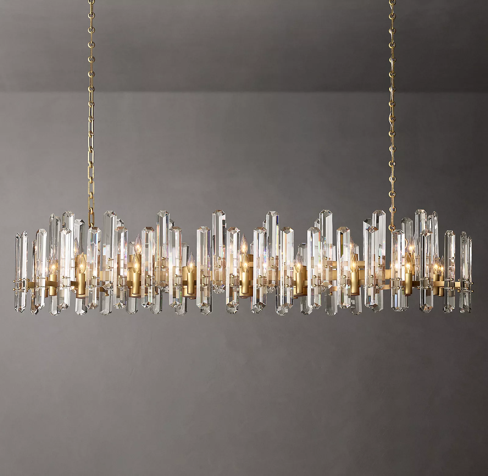 Bonnington Linear Chandelier Lighting 72"