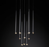 Aquitaines Modern Round Chandelier Lights 24"