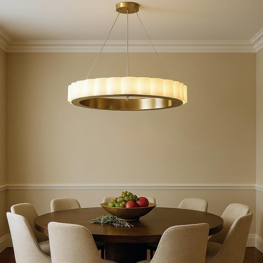 Isla Smooth Alabaster Pendant Light