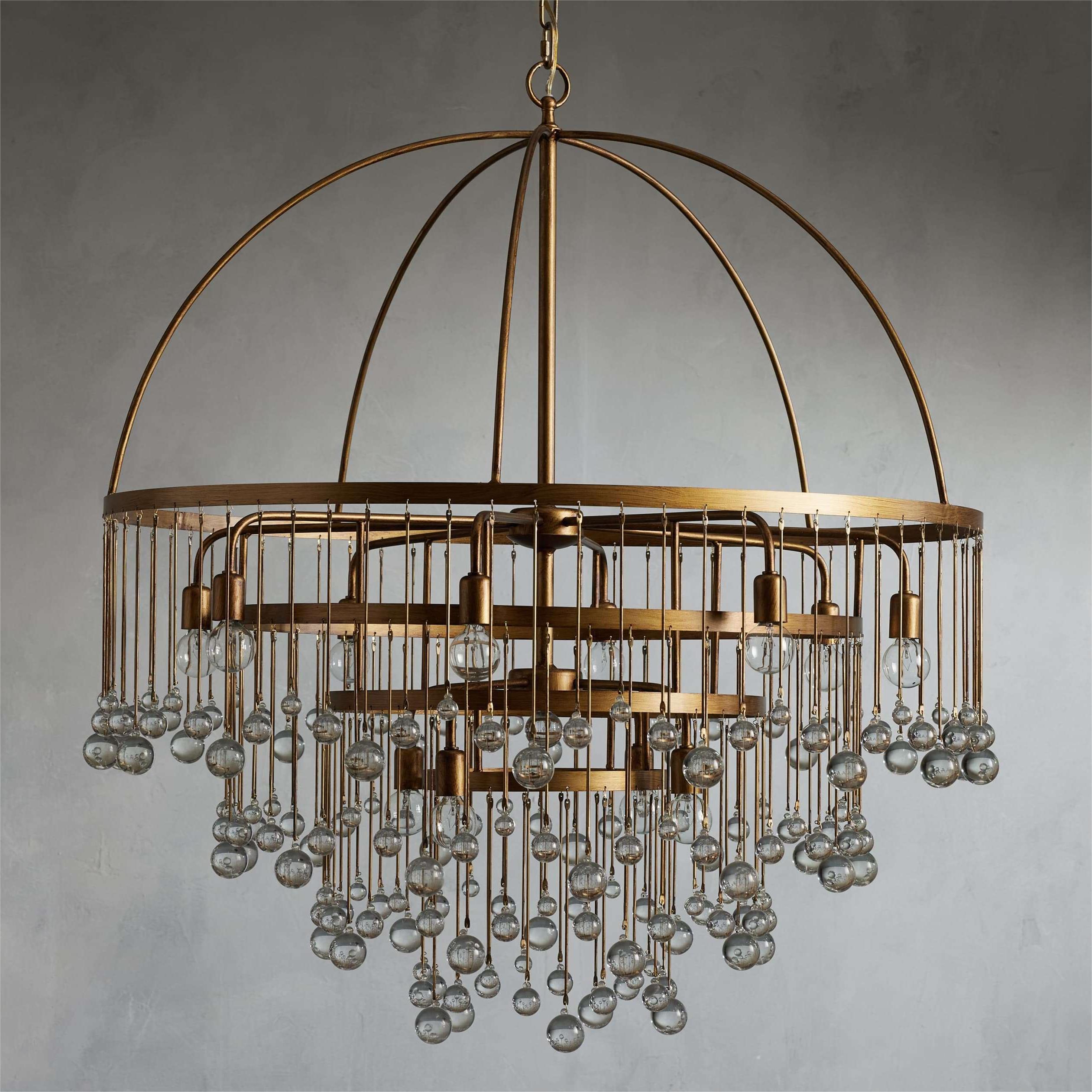 Elara Elegant Modern Crystal Ball 4-Tier Chandelier Lighting