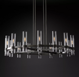 Ravelle Round Chandeliers 48" Contemporary Chandelier Light