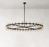 Arcachones LED Round Modern Chandelier Lighting 60"