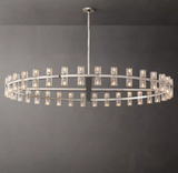 Arcachones LED Round Modern Chandelier Lighting 60"