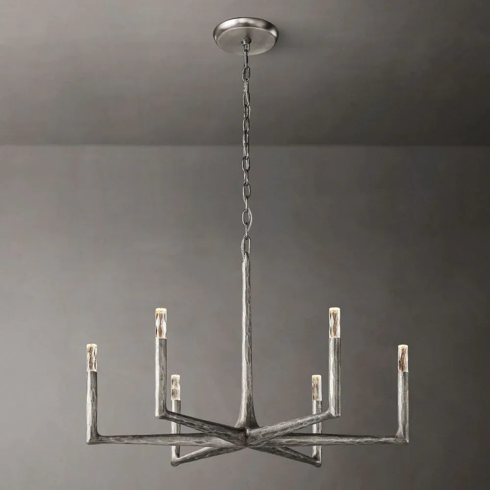 Marcus Round Chandelier Light 48'', Designer Hanging Light
