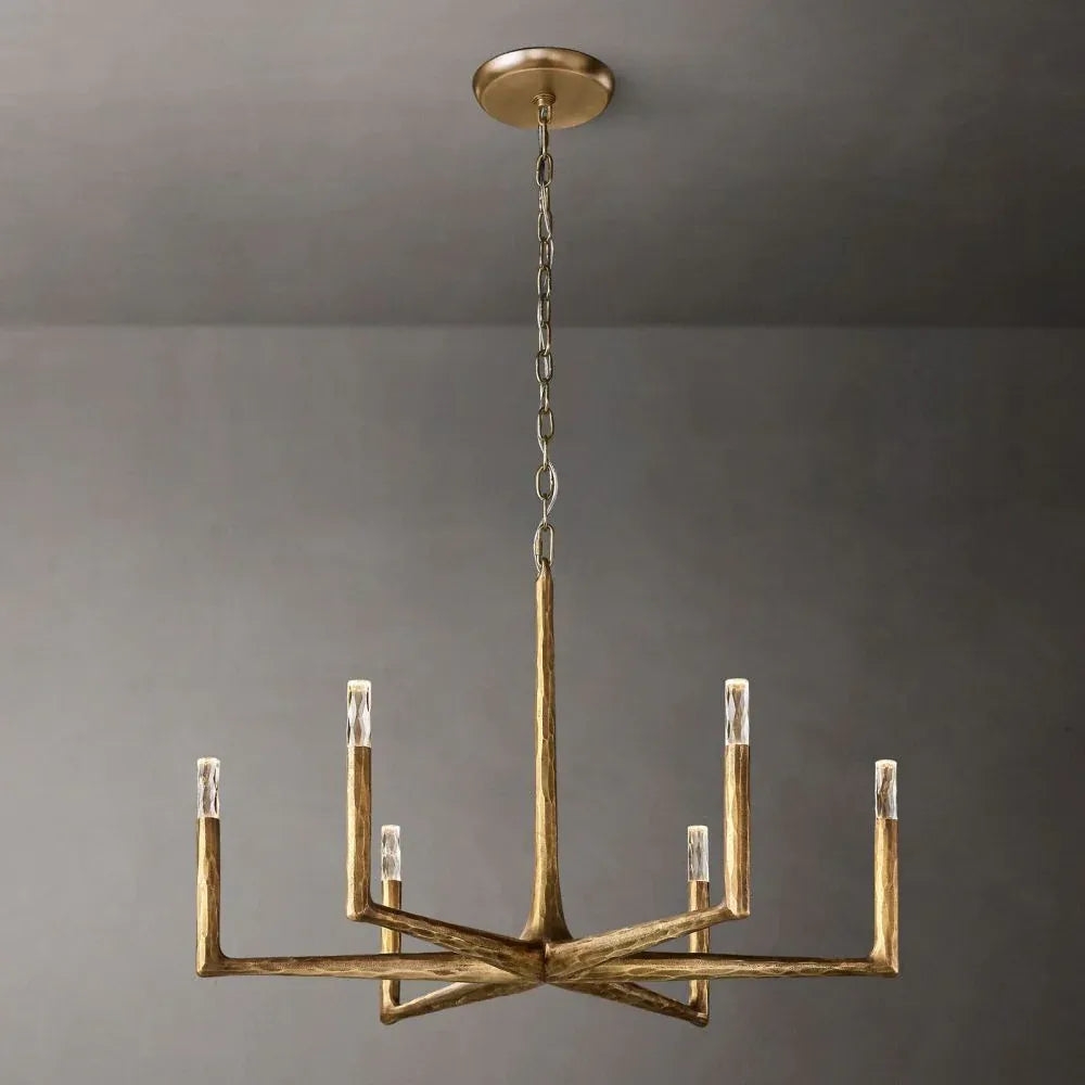 Marcus Round Chandelier Light 48'', Designer Hanging Light