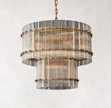 Modern San Marco Two-Tier Round Elegant Chandelier Lights 22"