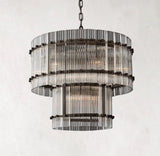 Modern San Marco Two-Tier Round Elegant Chandelier Lights 22"