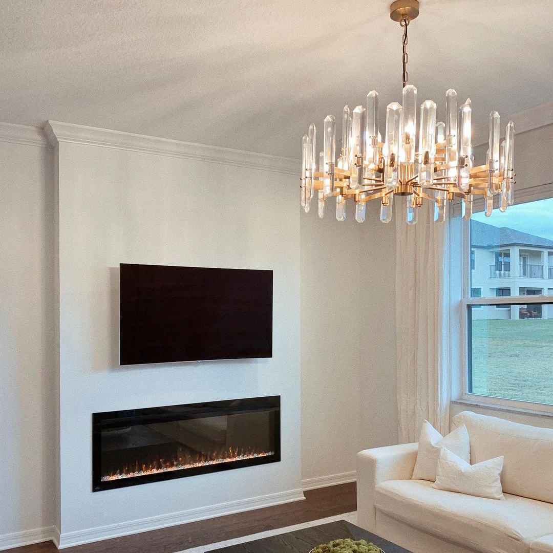 Bonnington Round Elegant Chandelier Light 36"