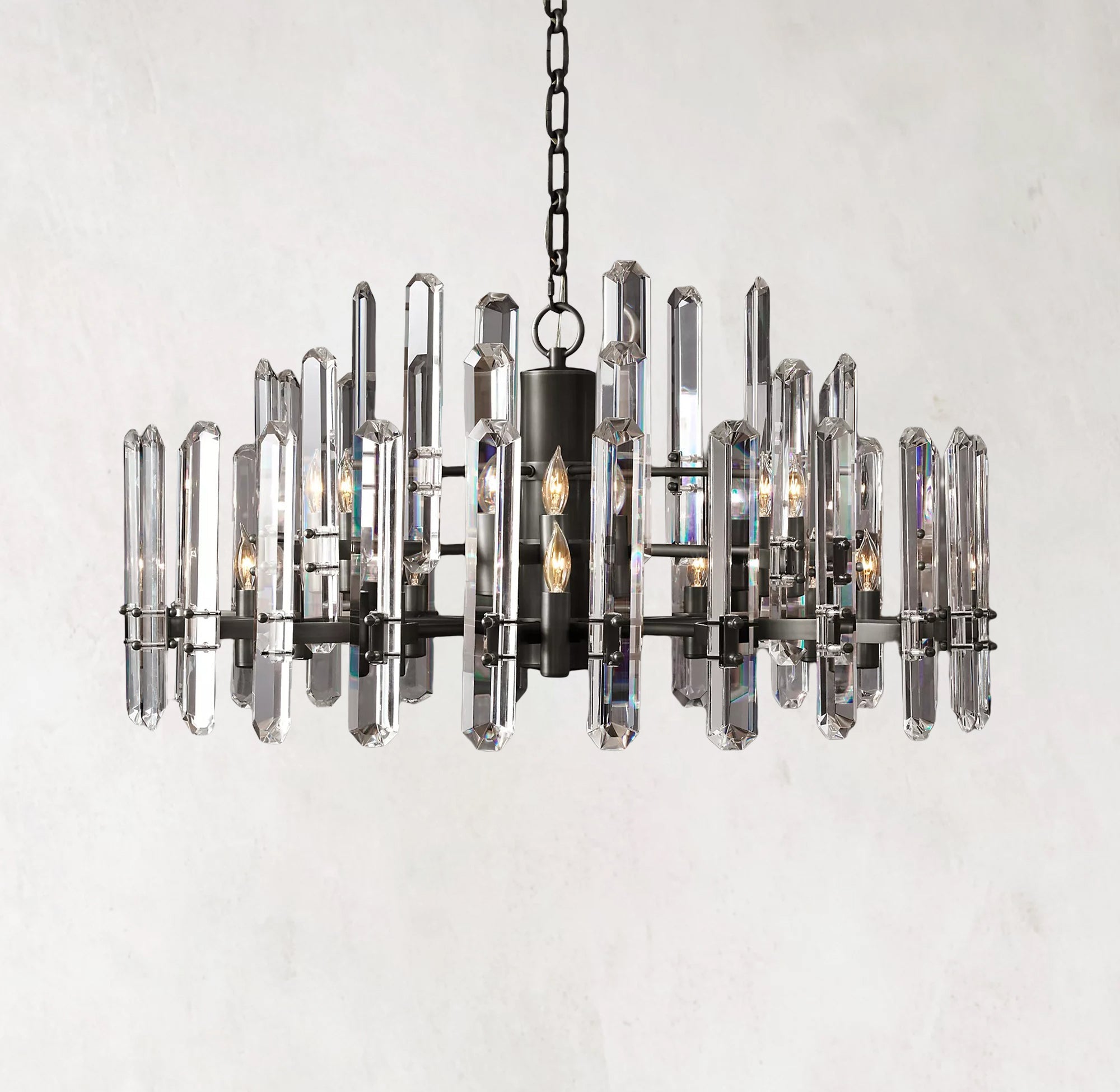 Bonnington Round Elegant Chandelier Light 36"