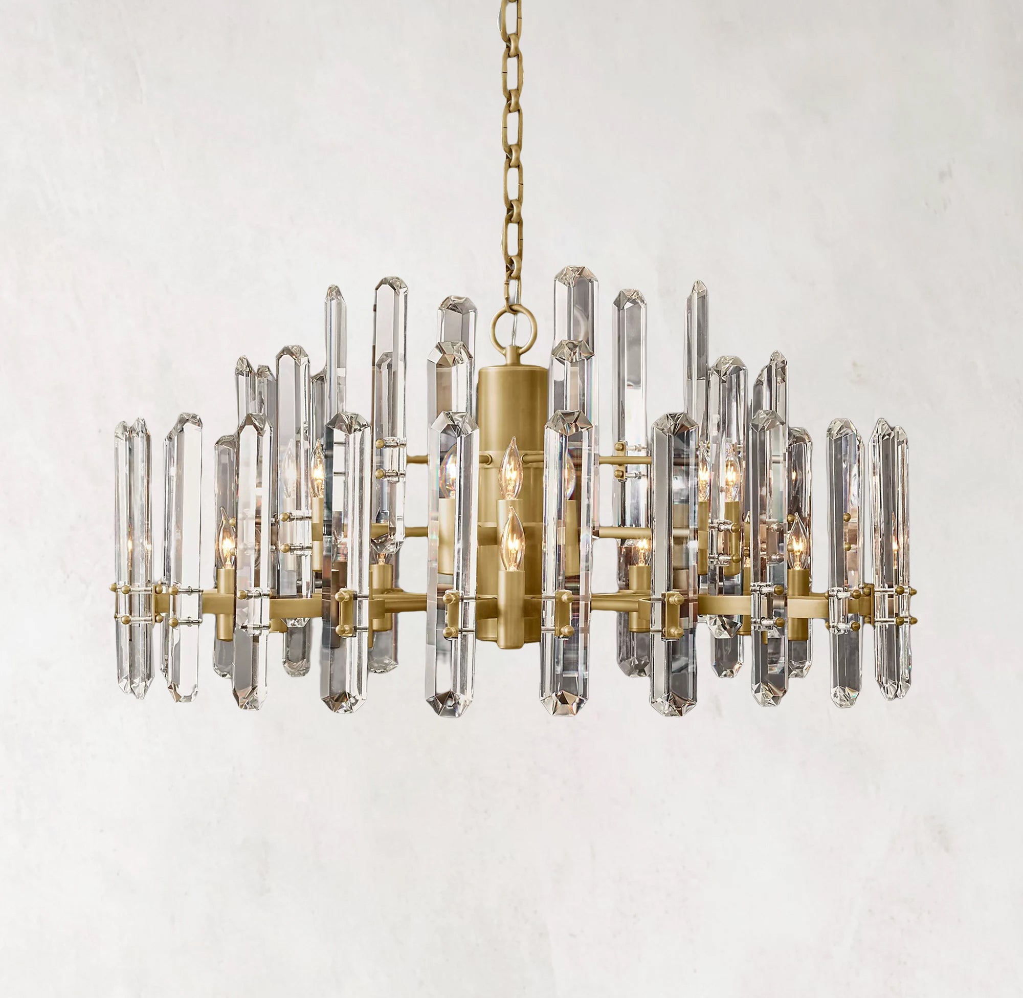 Bonnington Round Elegant Chandelier Light 36"