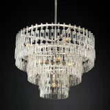 Marignans Tiered Round Crystal Elegant Chandelier Lights