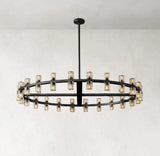 Arcachones LED Modern Round Chandelier Light 48"