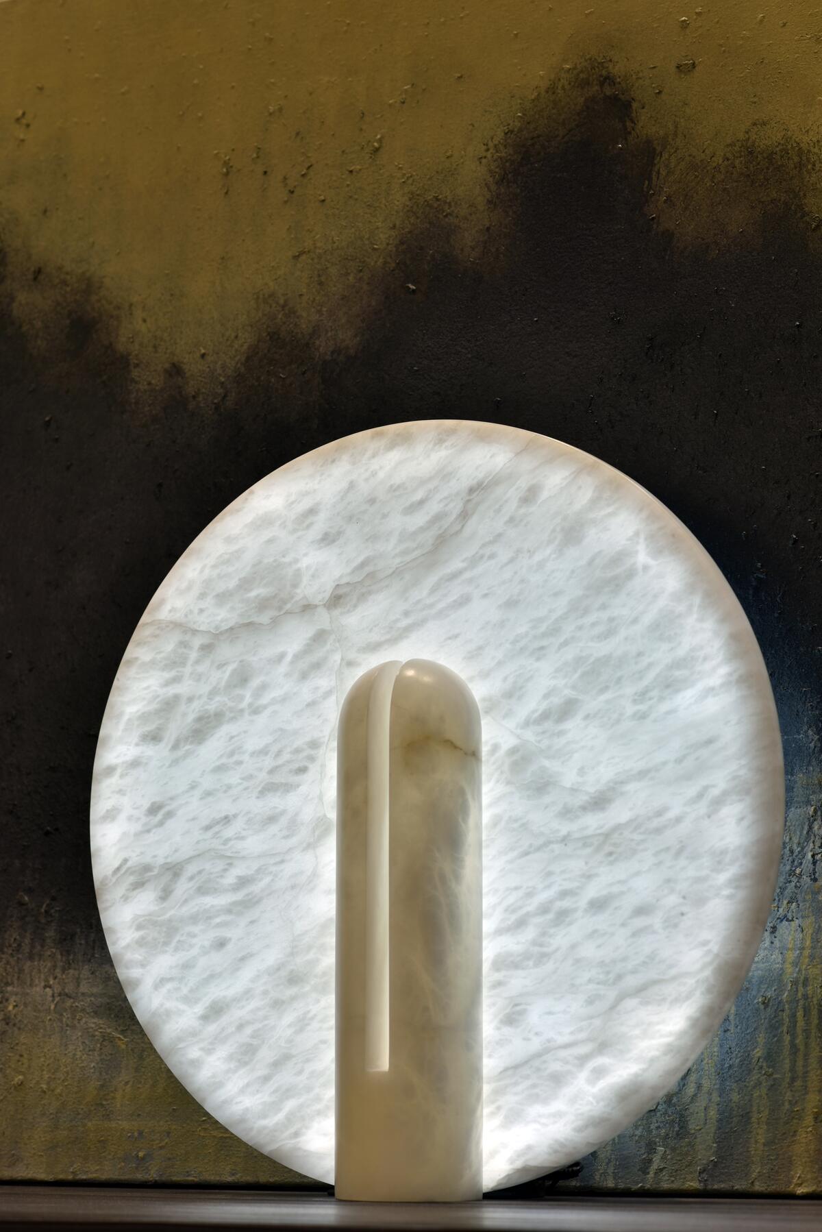 Bonnie Alabaster Modern Table Lamp