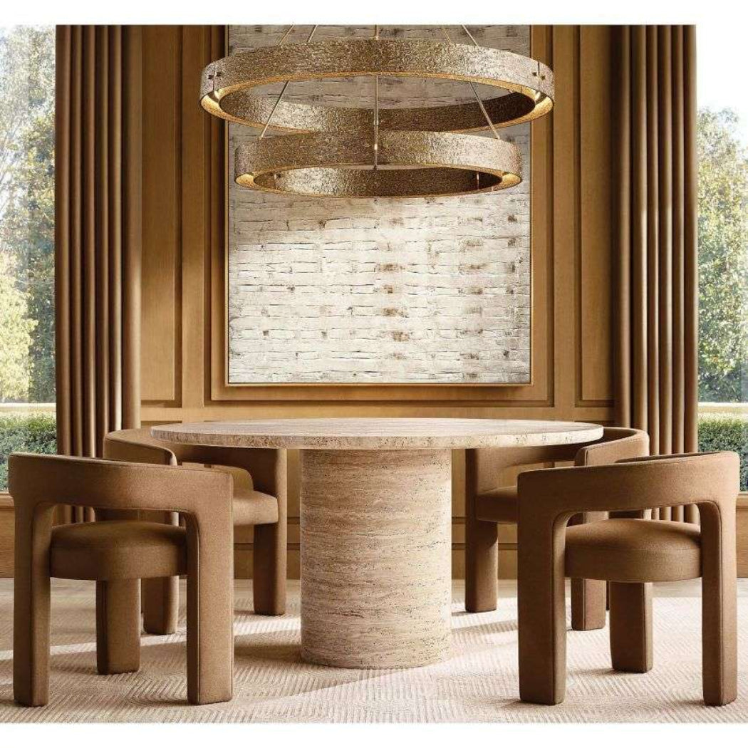 Vouvray Two-Tier Round Chandelier Lights 48"