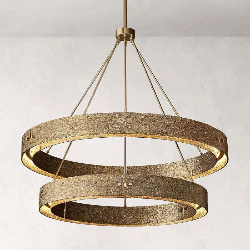 Vouvray Two-Tier Round Chandelier Lights 48"