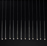 Aquitaines Linear Chandelier Light 60"