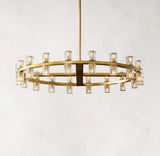 Arcachones Crystal Round Chandelier Light 36"