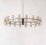 Arcachones Crystal Round Chandelier Light 36"