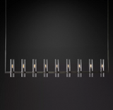 Ravelle Linear Modern Chandelier Lighting 71" For Dining Room