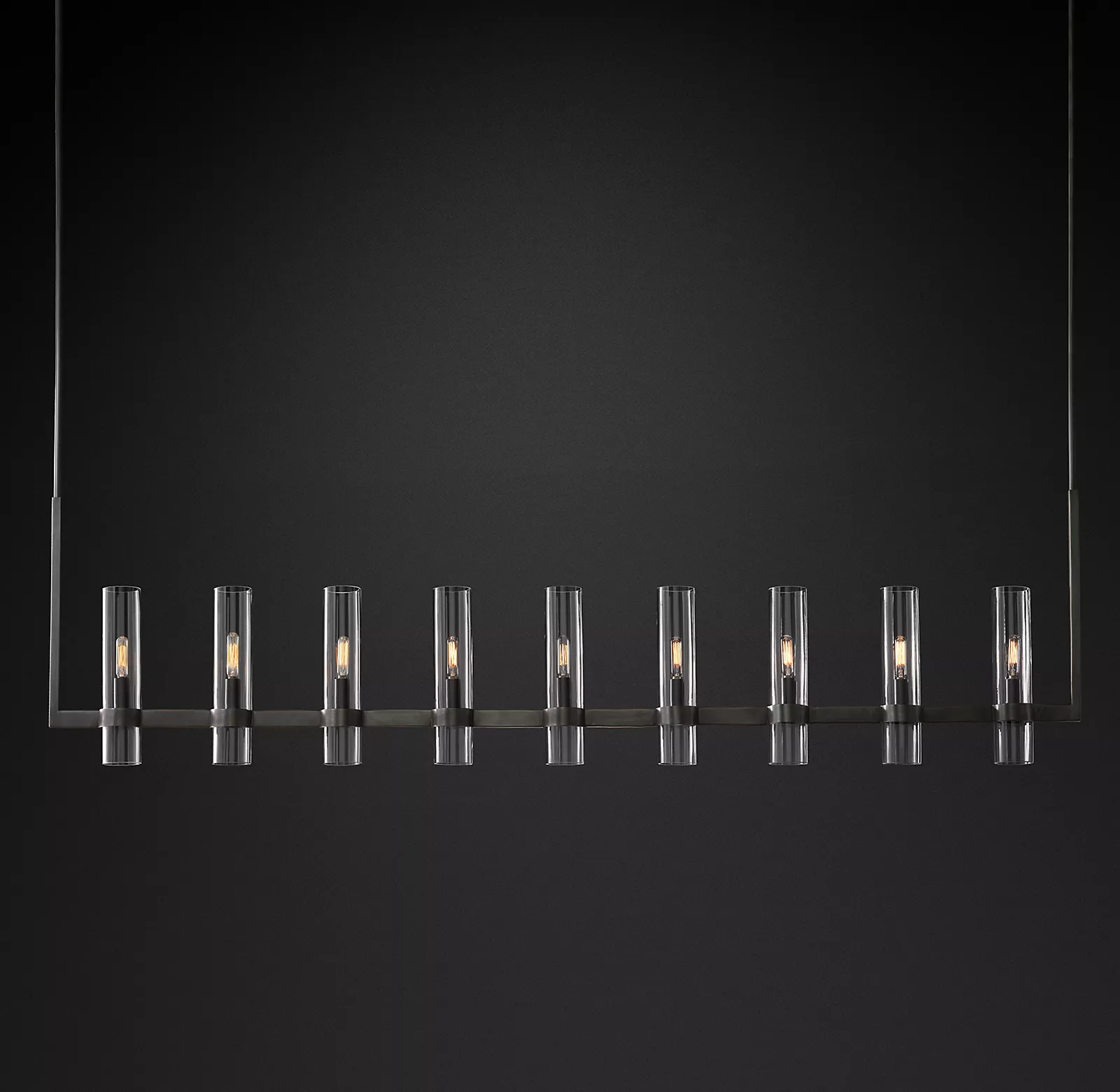 Ravelle Linear Modern Chandelier Lighting 71" For Dining Room