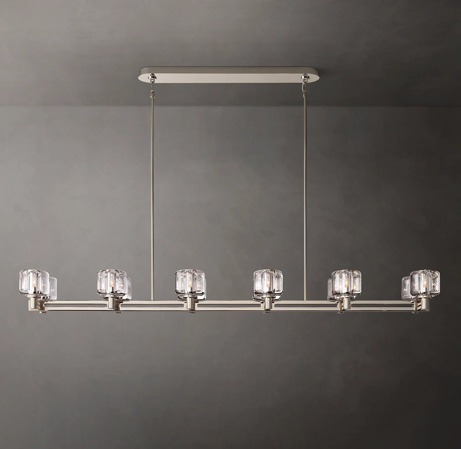 Demaret Double Linear Chandelier Light 72" for Living Room