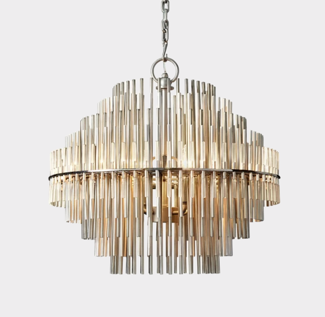 Emile Round Chandelier Light 24" 32" 42"