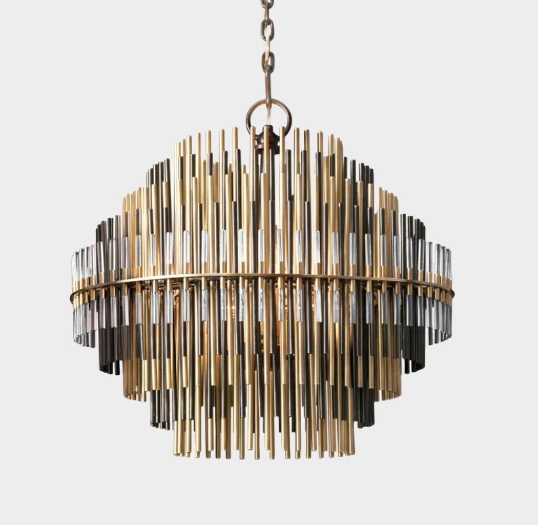 Emile Round Chandelier Light 24" 32" 42"