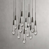 Soltaire Modern Round Chandelier Light17" 24" 36" 58"