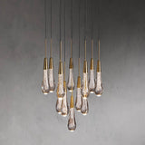 Soltaire Modern Round Chandelier Light17" 24" 36" 58"
