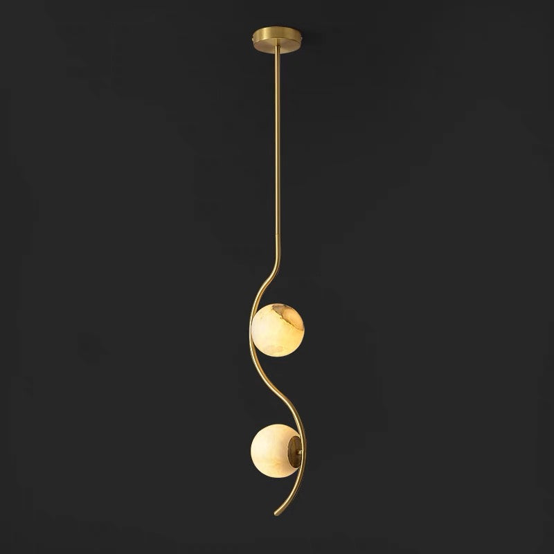 Uva Curved Modern Pendant Light