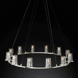 Pauillac Round Modern Chandelier Lights Glass 48"