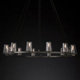 Pauillac Round Modern Chandelier Lights Glass 48"