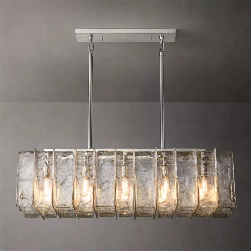 Lattice Linear Chandelier Light 49"