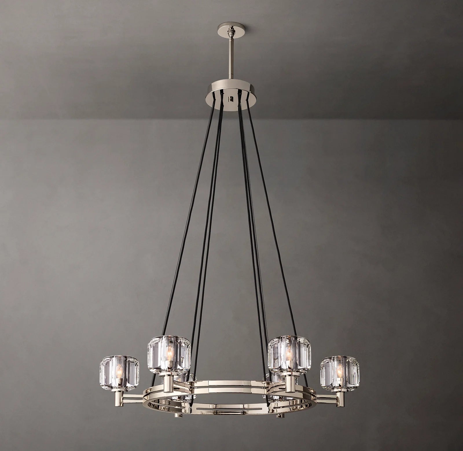 Demaret Round Chandelier Lighting 36" for Living Room