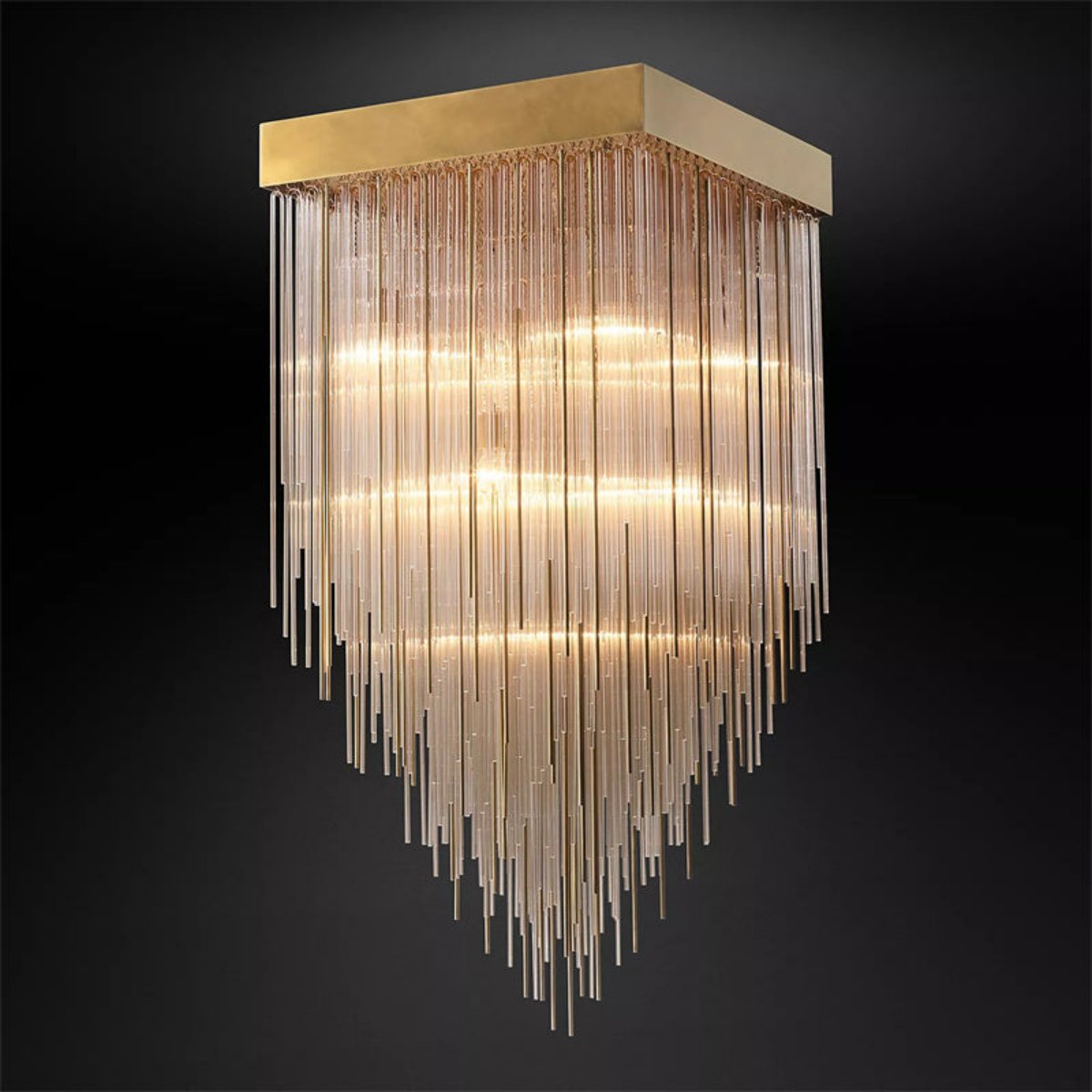 Whitley Square Chandelier Lighting 30" for Living Room