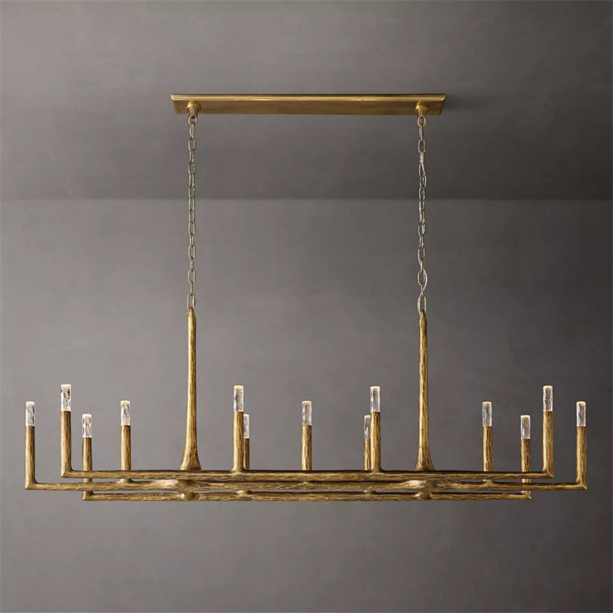 Thaddeus Luxury Interior Decoration Linear Chandelier Light 72"