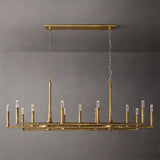 Thaddeus Luxury Interior Decoration Linear Chandelier Light 72"