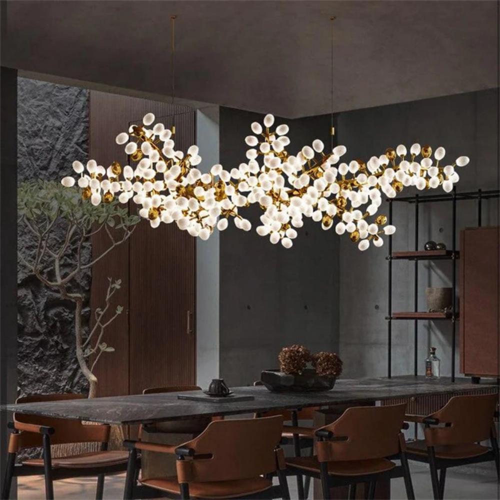 Niall Grape Shape Linear Chandelier Lighting