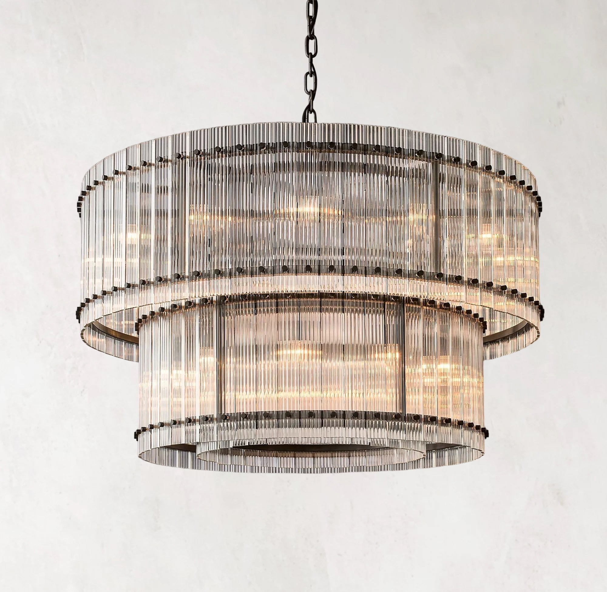 Modern San Marco Two-tier Round Luxury Chandelier Lighting 48"
