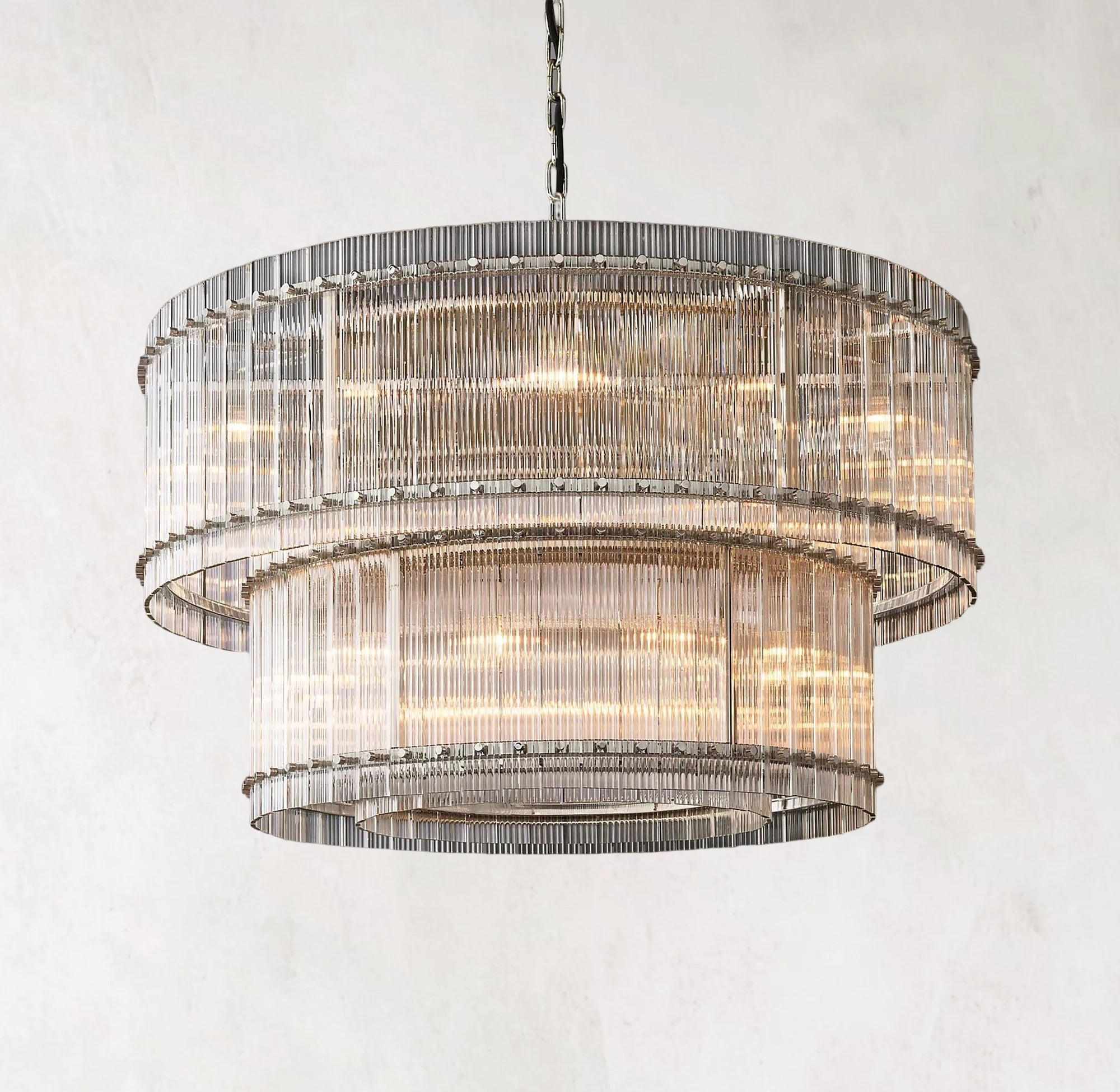 Modern San Marco Two-tier Round Luxury Chandelier Lighting 48"