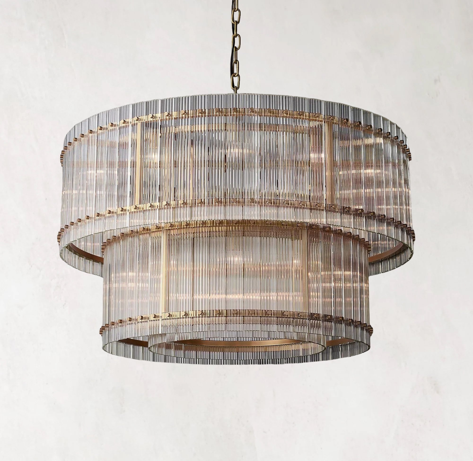 Modern San Marco Two-tier Round Luxury Chandelier Lighting 48"