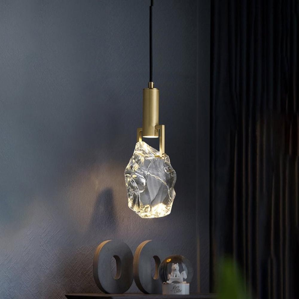 Amorphous Crystal Pendant Light For Dining Room