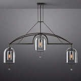 Fulcrum Linear Chandelier Lighting 85" 3-Lights