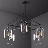 Fulcrum Round Chandelier Lighting 85" - 5 Lights