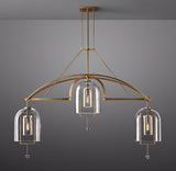 Fulcrum Linear Chandelier Lighting 73" - 3 Lights